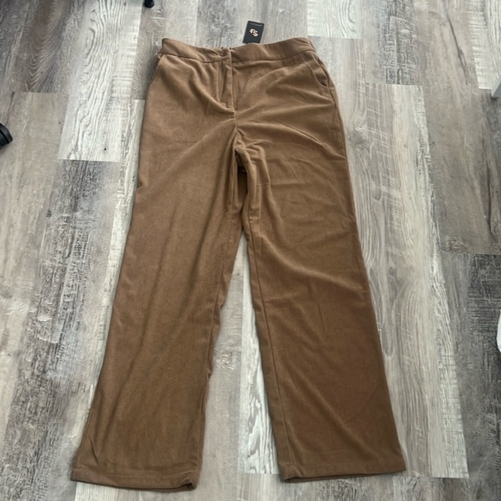 NWT Sincerely Jules Khaki Corduroy pants size L